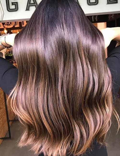 14. Glossed Autumn Highlights