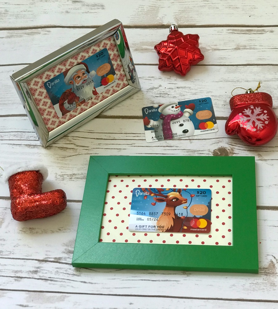 A Cute and Clever Way to Gift a Gift Card. Frame gift card.