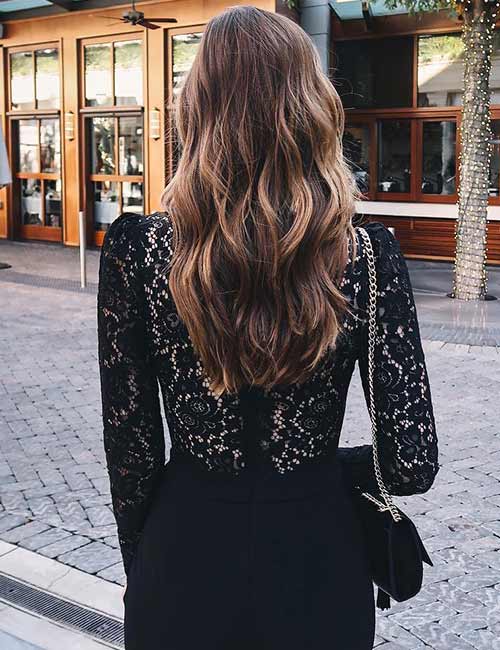 5. Rose Gold And Brown Balayage