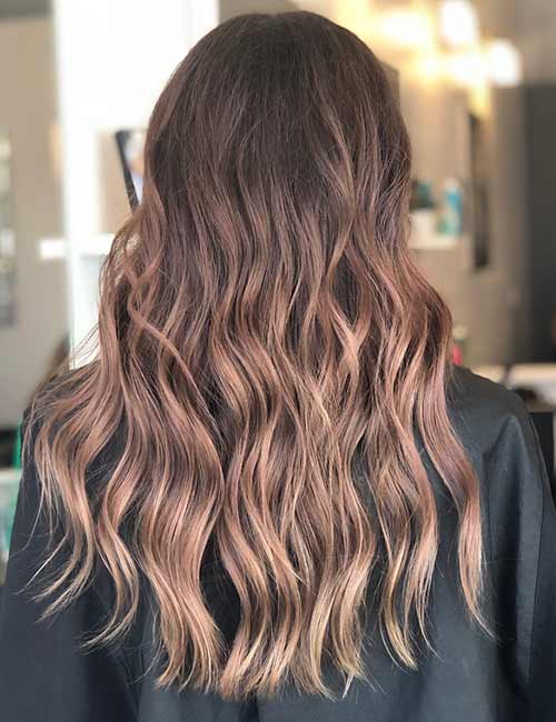 14. Sandy Brown Ombre