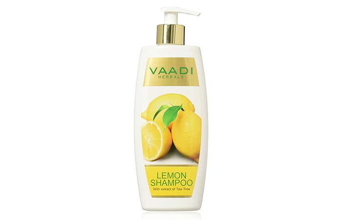 11. Vaadi Herbals Lemon Shampoo With Extract Of Tea Tree