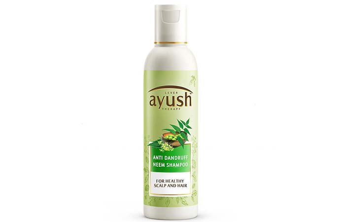 14. Ayush Anti-Dandruff Neem Shampoo