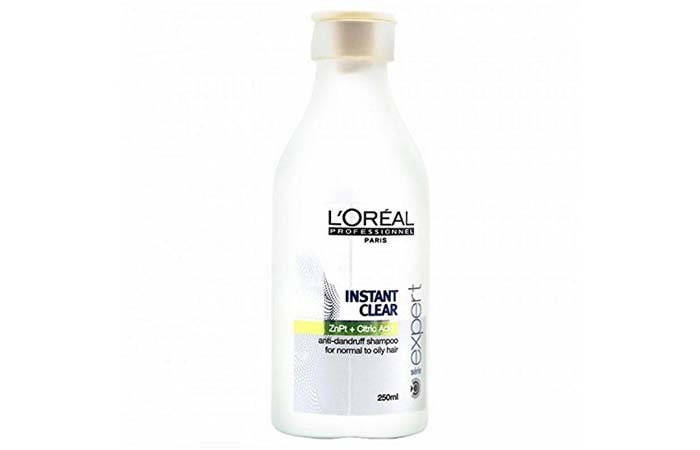 8. L’Oreal Professionnel Instant Clear Anti-Dandruff Shampoo