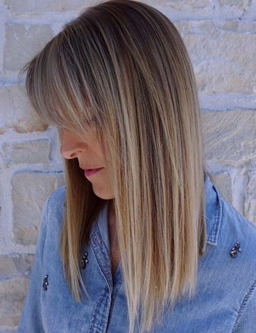 16. Brown To Blonde Root Melt