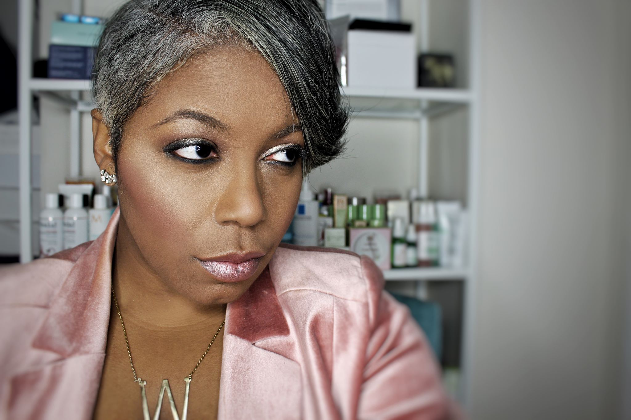 Ty Alexander Gorgeous In Grey New Hair cut