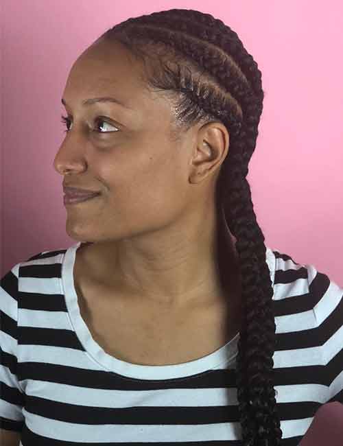 10 Gorgeous Ways To Style Your Ghana Braids Blushery
