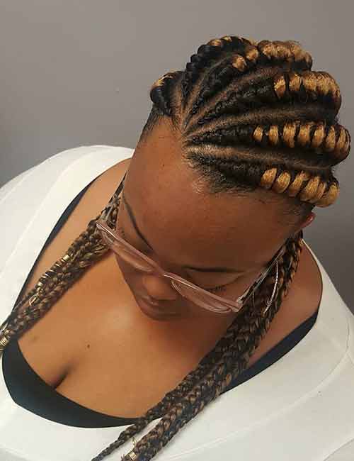3. Twisted Ghana Braids