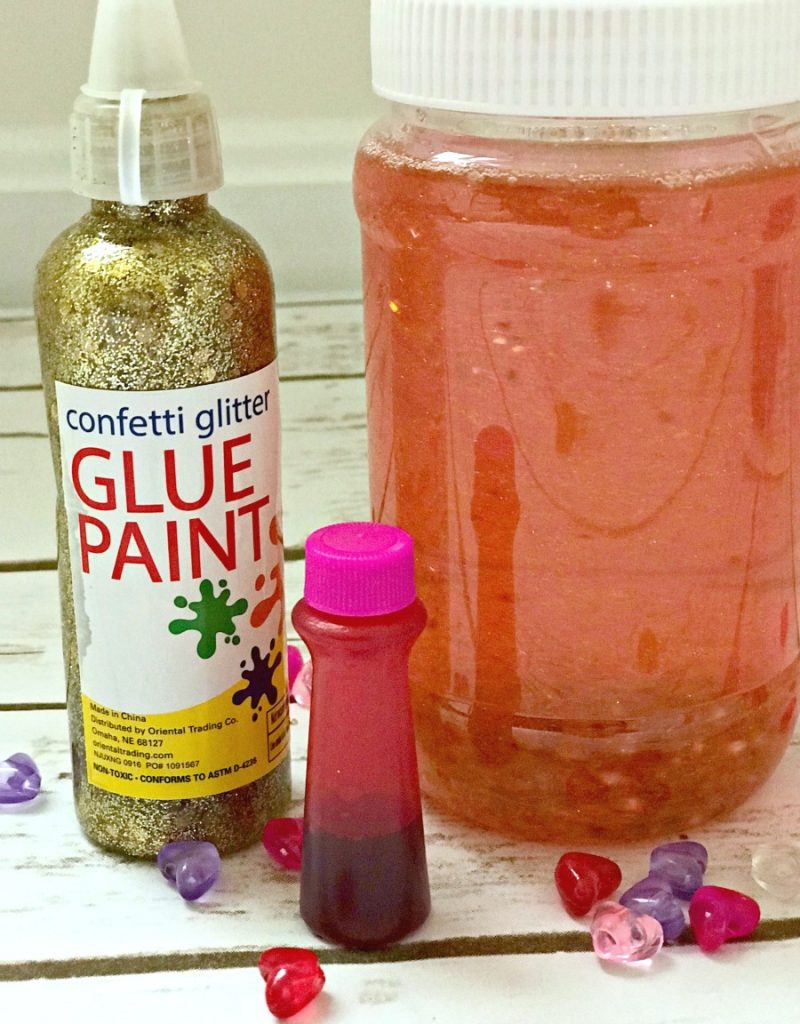 Valentine's Day DIY Calm Down Sensory Bottles