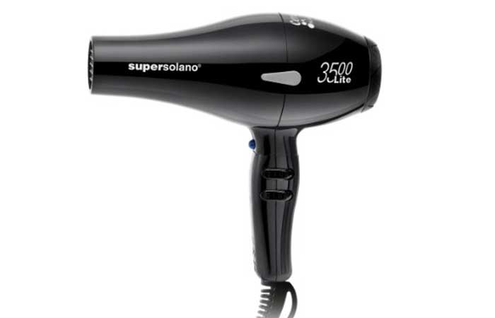 8. Solano Supersolano 3500 Lite Professional Hair Dryer
