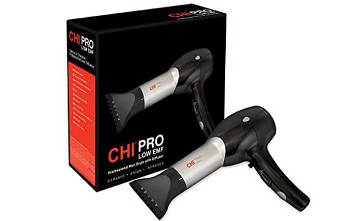 11. Chi Pro Low EMF Professional Hair Dryer