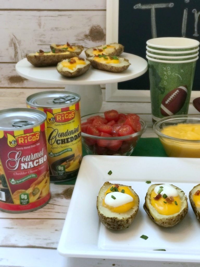 Bacon and Cheese Loaded Potato Skins Recipe