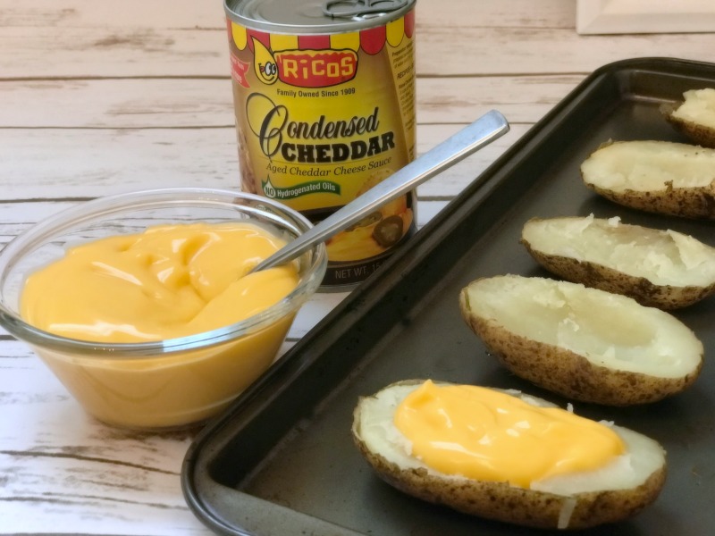 Bacon and Cheese Loaded Potato Skins Recipe