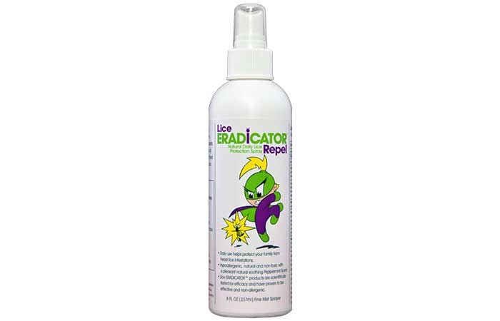 10. Lice Eradicator Repel Lice Natural Daily Lice Protection Spray