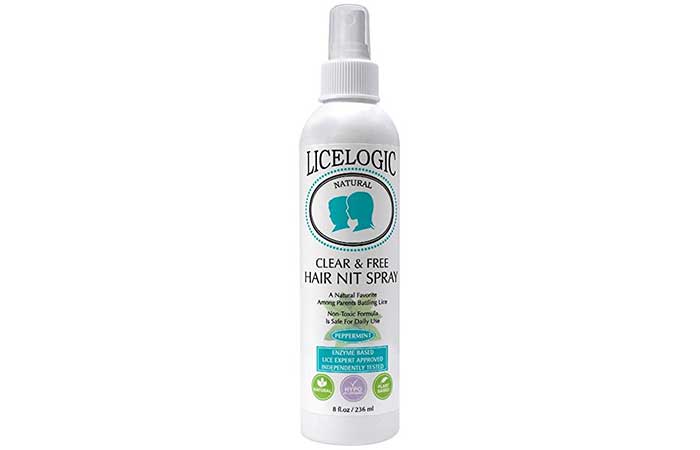 1. LiceLogic Natural Hair Nit Spray