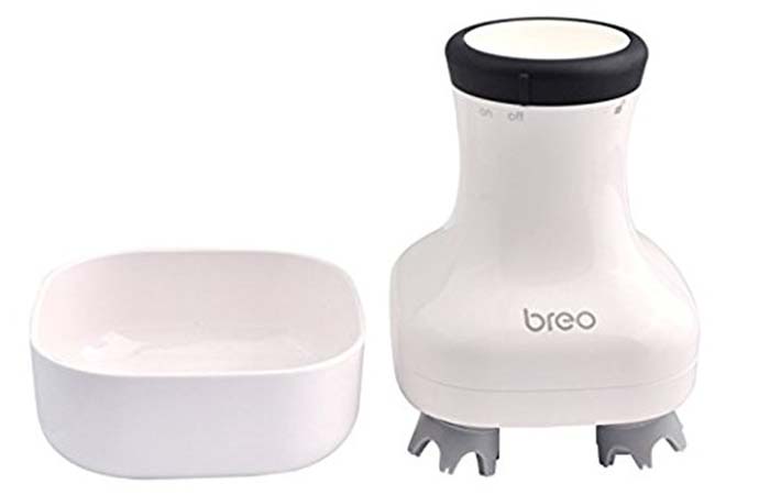 4. Breo Handheld Scalp Massager 