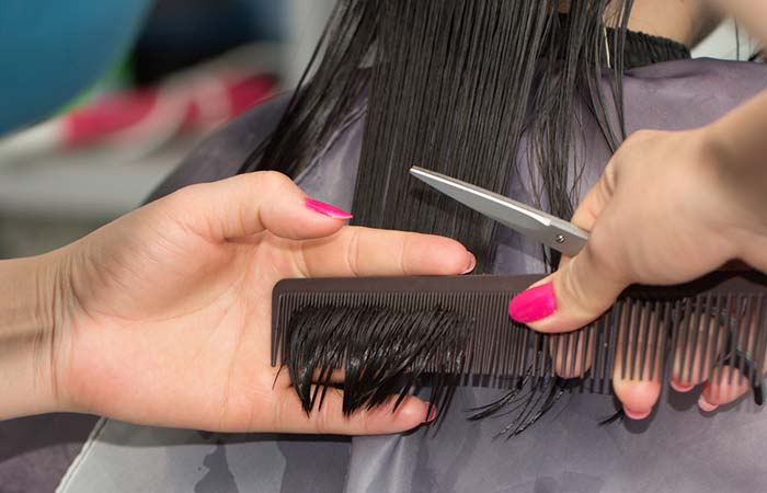 8. Trim Your Hair At Regular Intervals