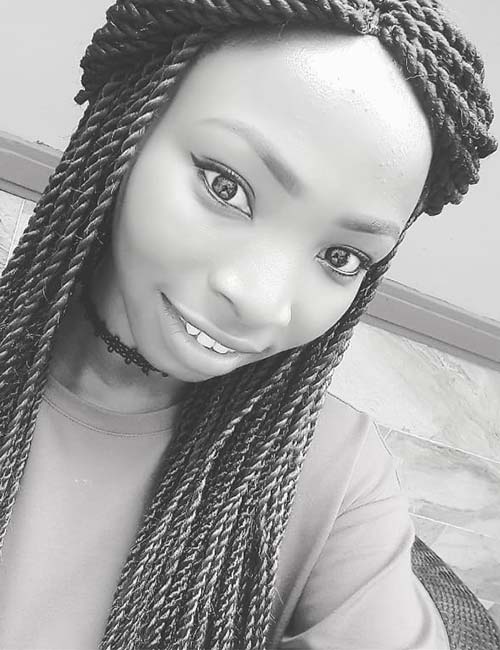 Half Up Senegalese Twists