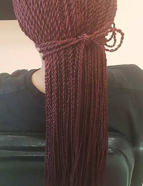 Hair Tie Senegalese Twists