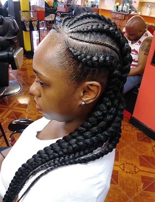 Thin And Thick Senegalese Twists