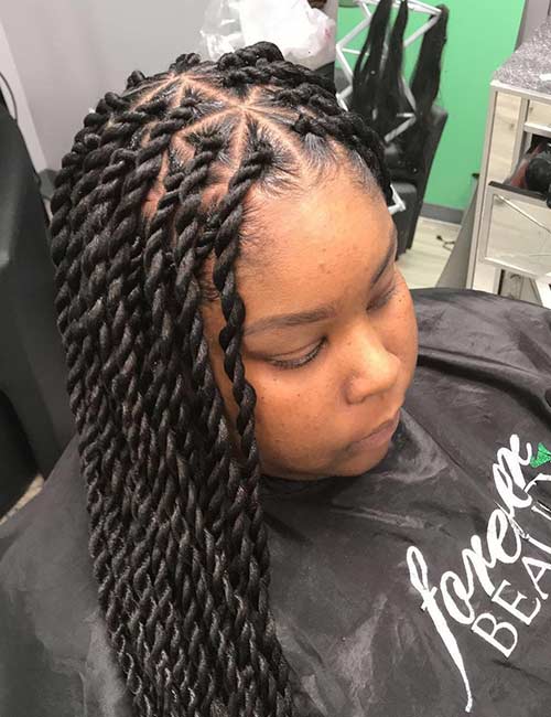 Pattern Senegalese Twists