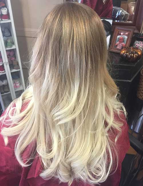 Platinum Blonde Ombre