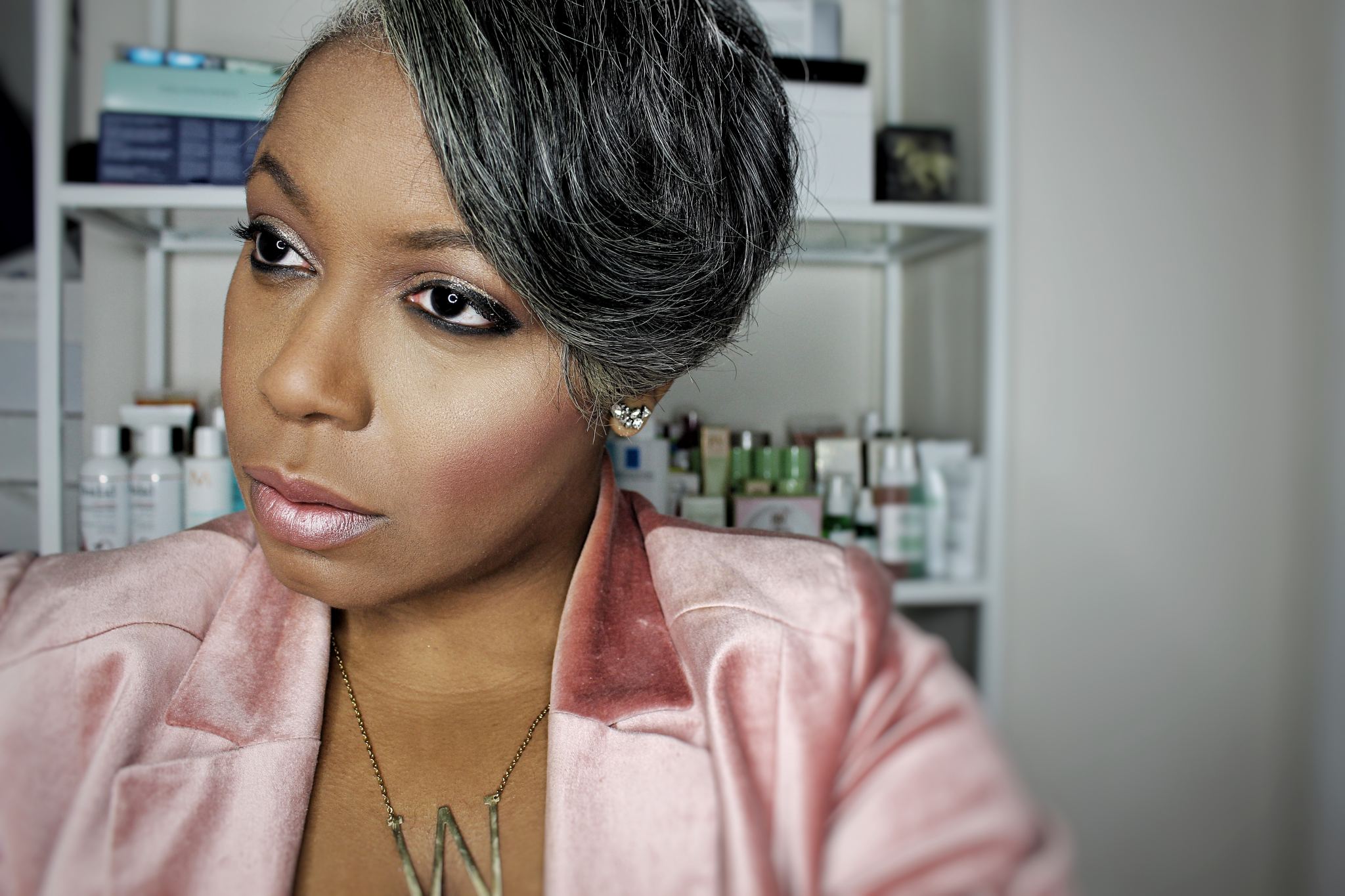 Ty Alexander Gorgeous In Grey New Hair cut