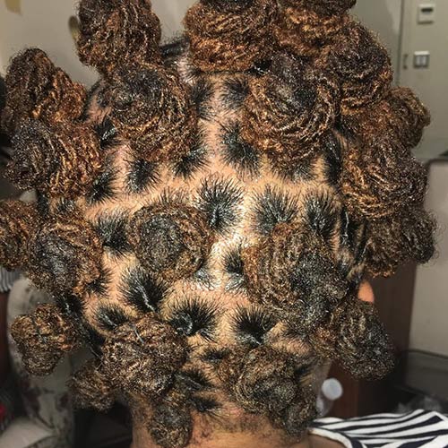 4. Basic Bantu Knots
