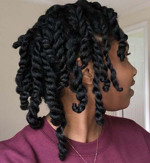 Twist-Out Hair