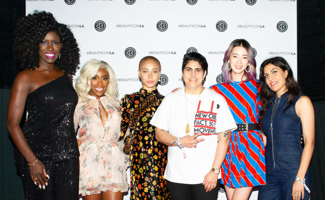 Beautycon Los Angeles 2018 Bozoma St. John, Jackie Aina, Adwoa Aboah, Moj Mahdara, Irene Kim and Melody Ehsani