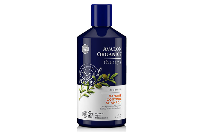 5. Avalon Organics Argan Oil Damage Control Shampoo