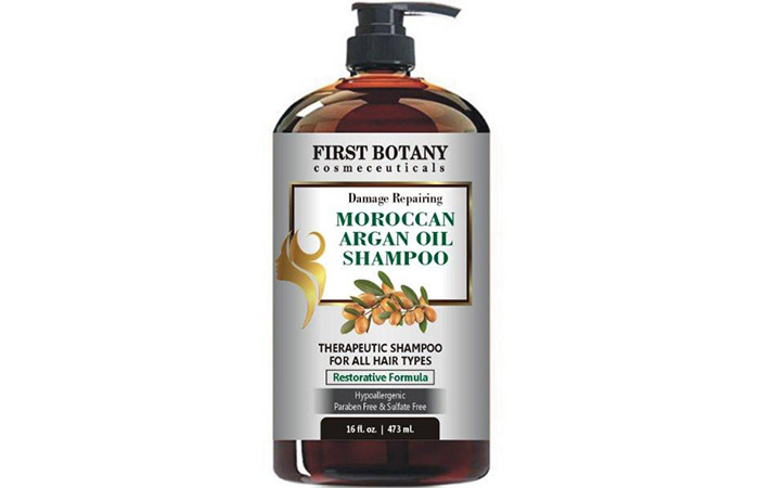 8. First Botany Damage Repairing Moroccan Argan Oil Shampoo