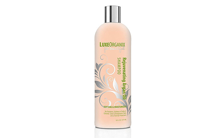 9. LuxeOrganix Rejuvenating Argan Oil Shampoo