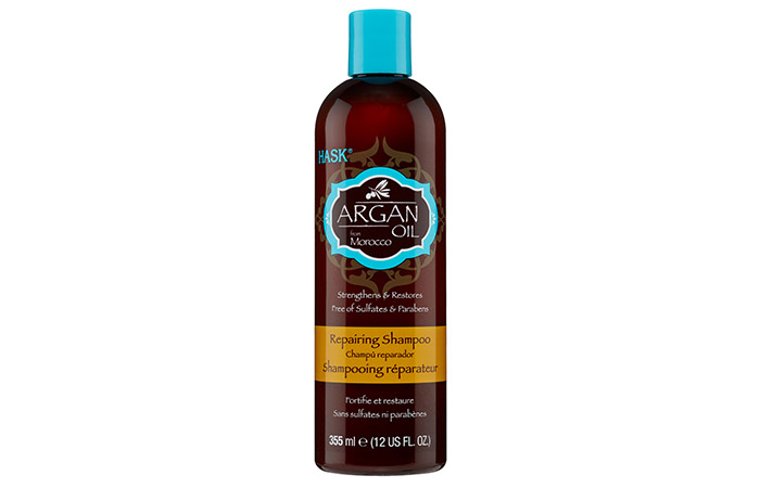 12. Hask Argan Oil Repairing Shampoo