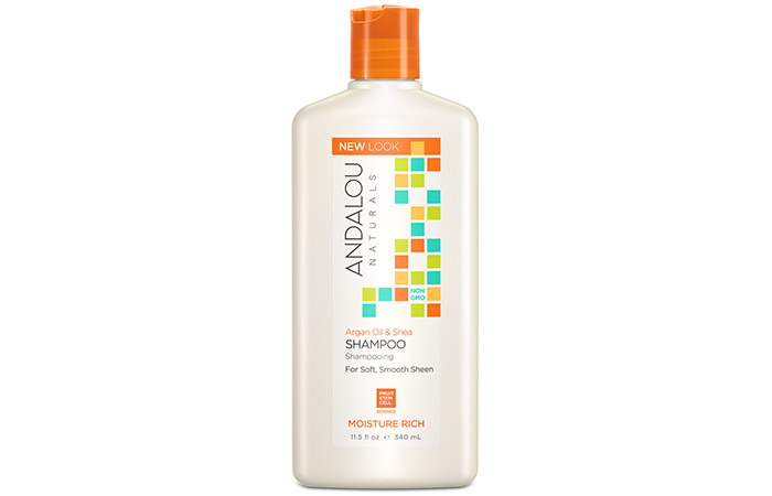 13. Andalou Naturals Argan Oil & Shea Shampoo