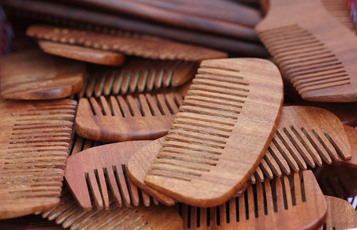 Wooden Hair BrushComb