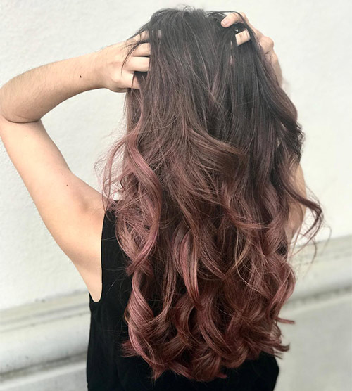 Rose Brown Ombre