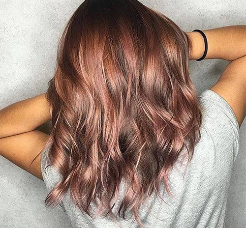 Metallic Rose Brown