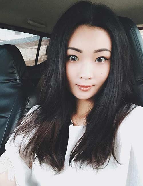 Jet Black Hair