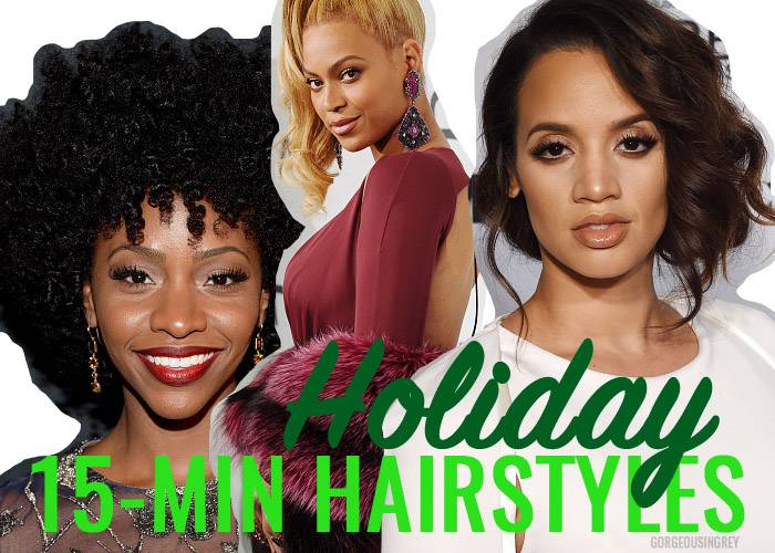 holiday hairstyles in 15 minutes