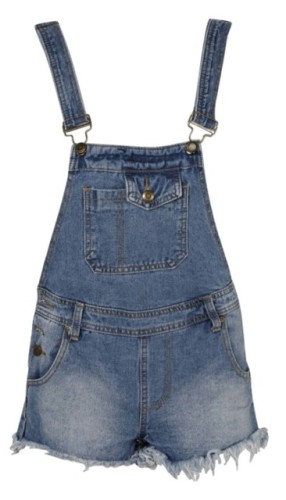 Lacie Stone Wash Dungaree Playsuit